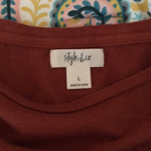 Rust colored sweater - Picture 3 of 4